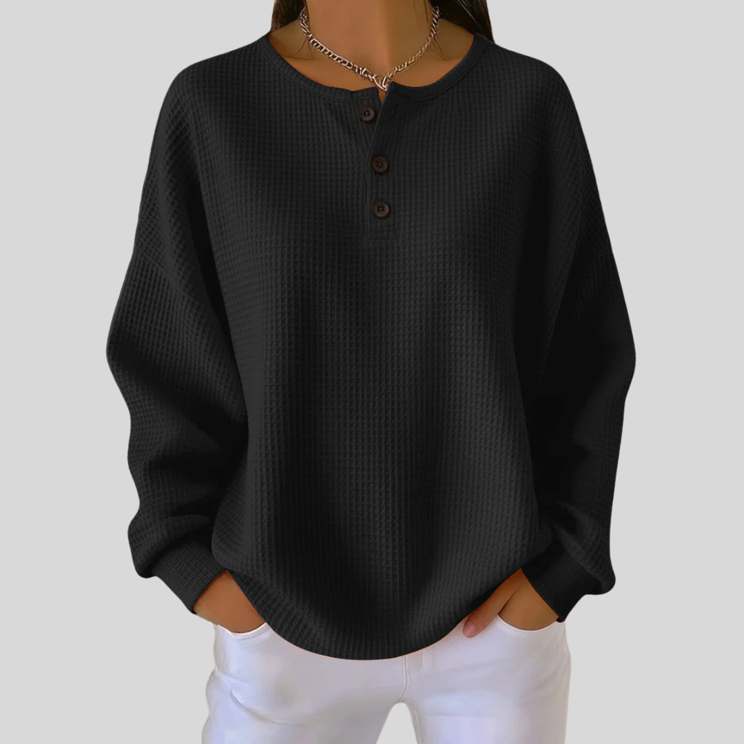Nessa | Felpa Henley Casual