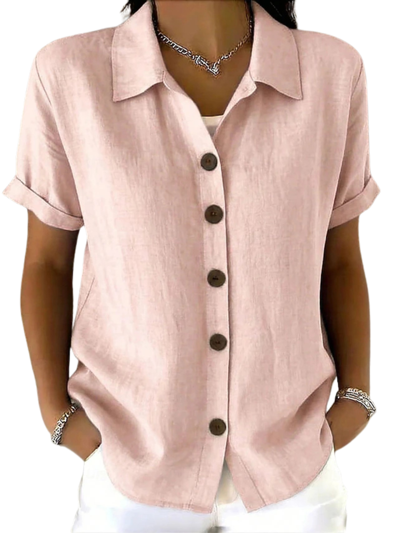 Gracie | Camicia Comoda a Maniche Corte