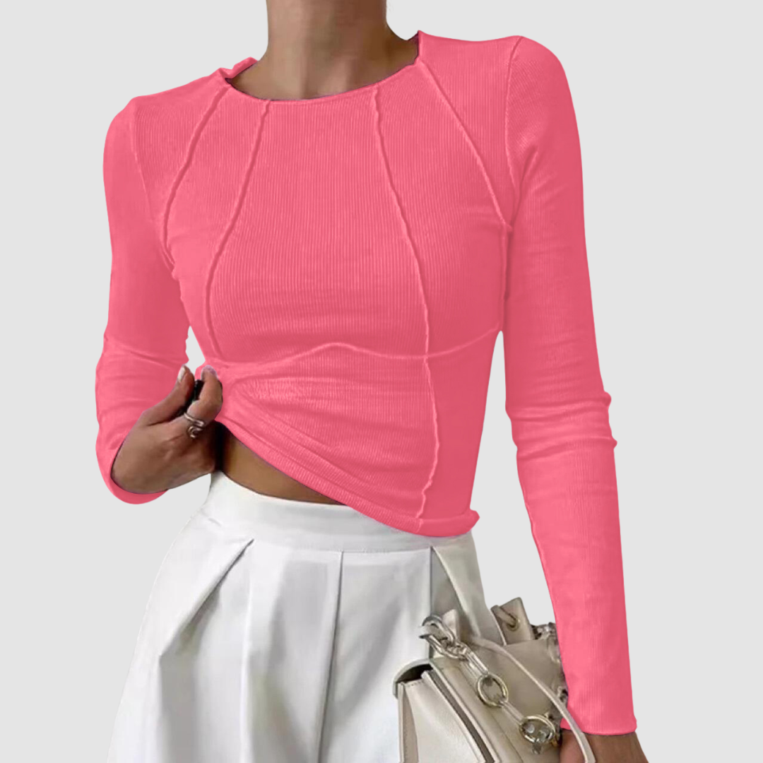 Denise | Top Elegante Casual a Maniche Lunghe