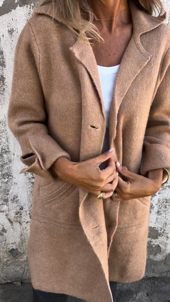 Lucille | Cappotto Lungo Rilassato con Revers