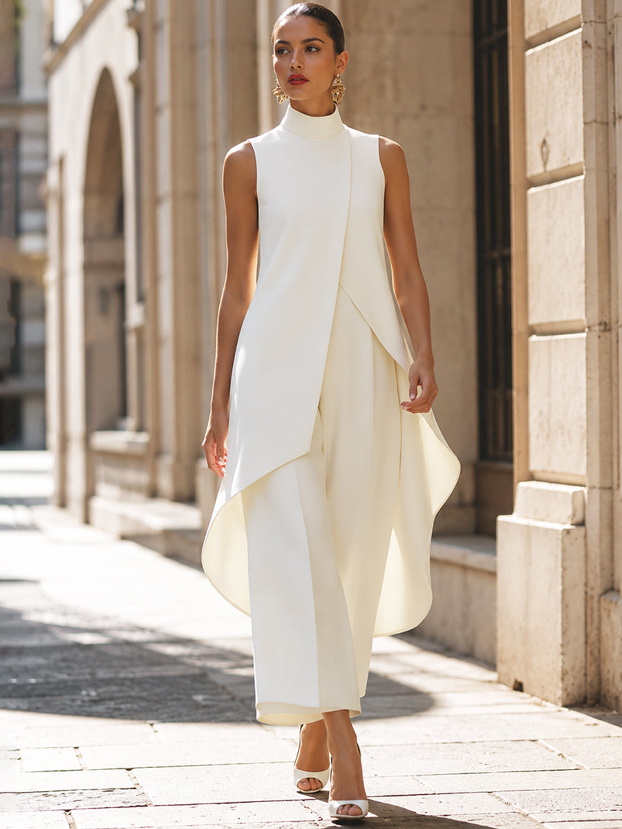 EVERLY | Completo Elegante a Gamba Larga in Due Pezzi