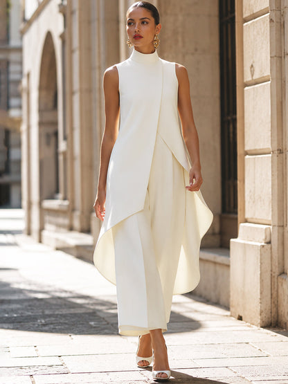 EVERLY | Completo Elegante a Gamba Larga in Due Pezzi