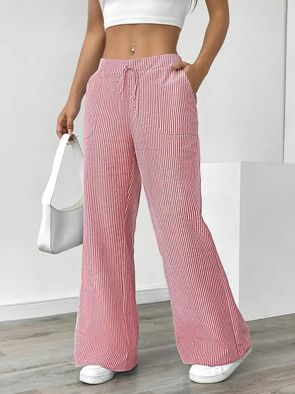 Elise | Pantaloni a Righe Rilassati