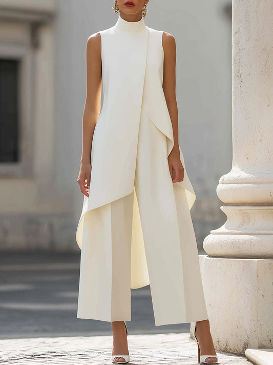 EVERLY | Completo Elegante a Gamba Larga in Due Pezzi