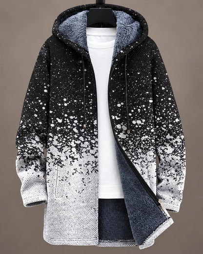 Marina Ocean | Giacca con Cappuccio Stampa Oceano