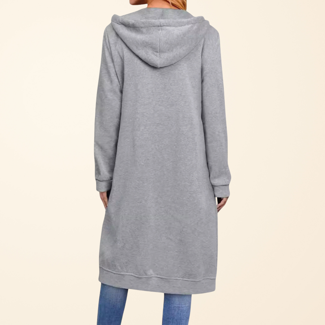 BRIXLEY | Cardigan Lungo con Zip