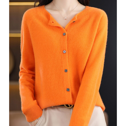 Mercy | Cardigan con Collo Rotondo