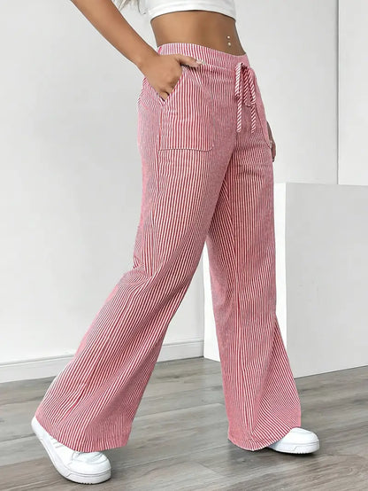 Elise | Pantaloni a Righe Rilassati