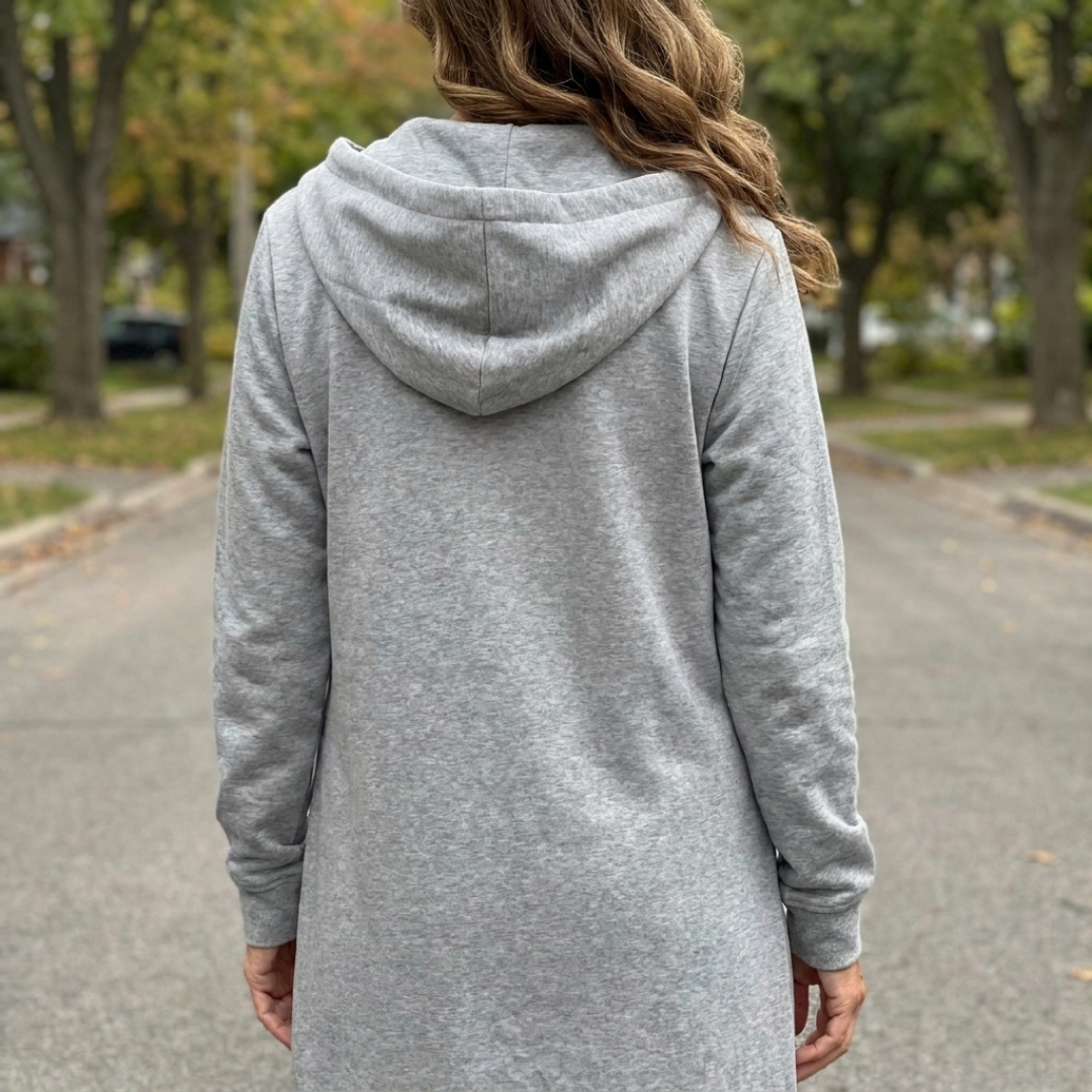 BRIXLEY | Cardigan Lungo con Zip