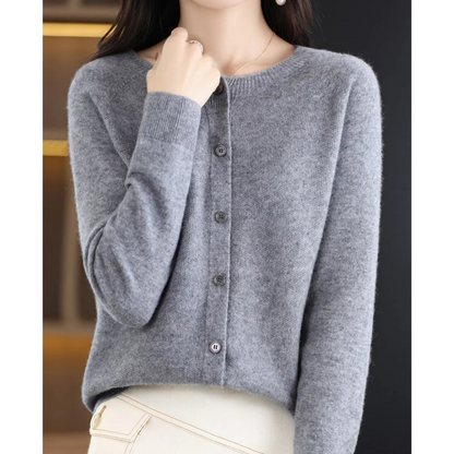 Mercy | Cardigan con Collo Rotondo