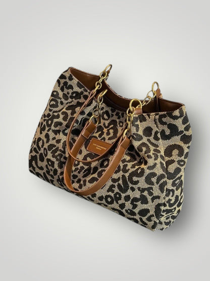 Leonara | Borsa a Tracolla con Stampa Leopardata