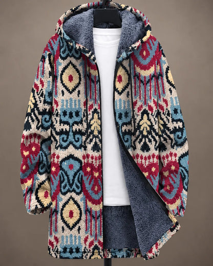 Amara | Giacca con Cappuccio Mosaico Heritage