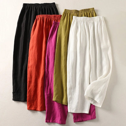 Lisette | Pantaloni a Gamba Larga Rilassati