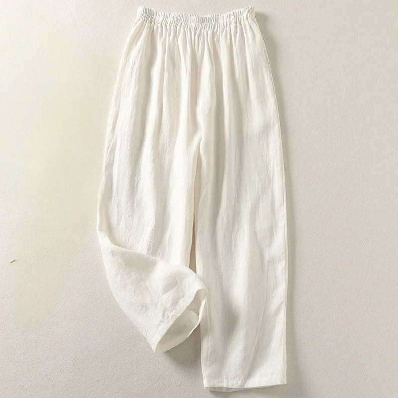 Lisette | Pantaloni a Gamba Larga Rilassati