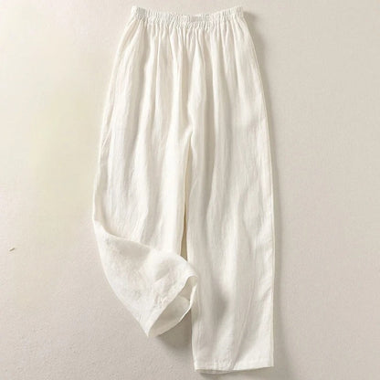 Lisette | Pantaloni a Gamba Larga Rilassati