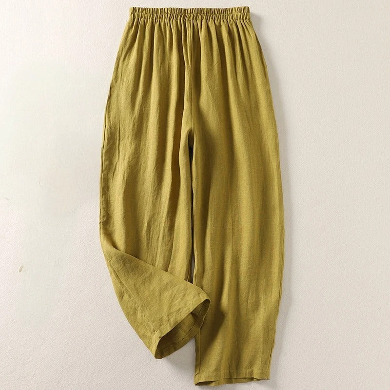 Lisette | Pantaloni a Gamba Larga Rilassati