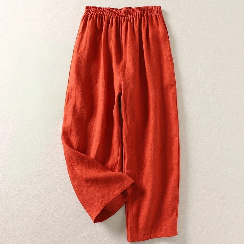 Lisette | Pantaloni a Gamba Larga Rilassati