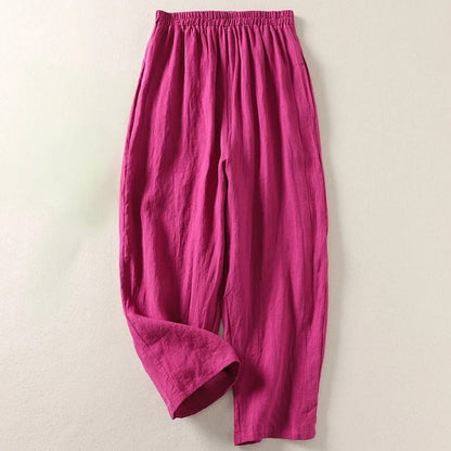 Lisette | Pantaloni a Gamba Larga Rilassati