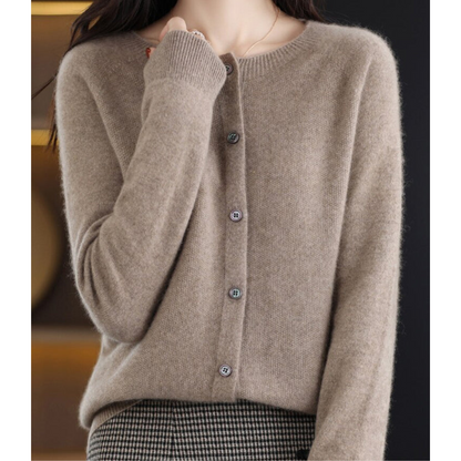 Mercy | Cardigan con Collo Rotondo