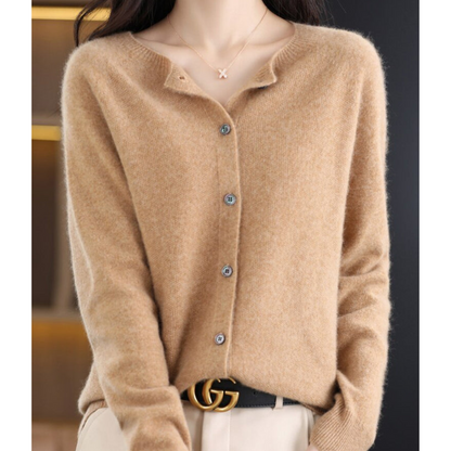 Mercy | Cardigan con Collo Rotondo