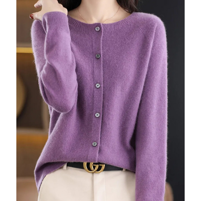 Mercy | Cardigan con Collo Rotondo