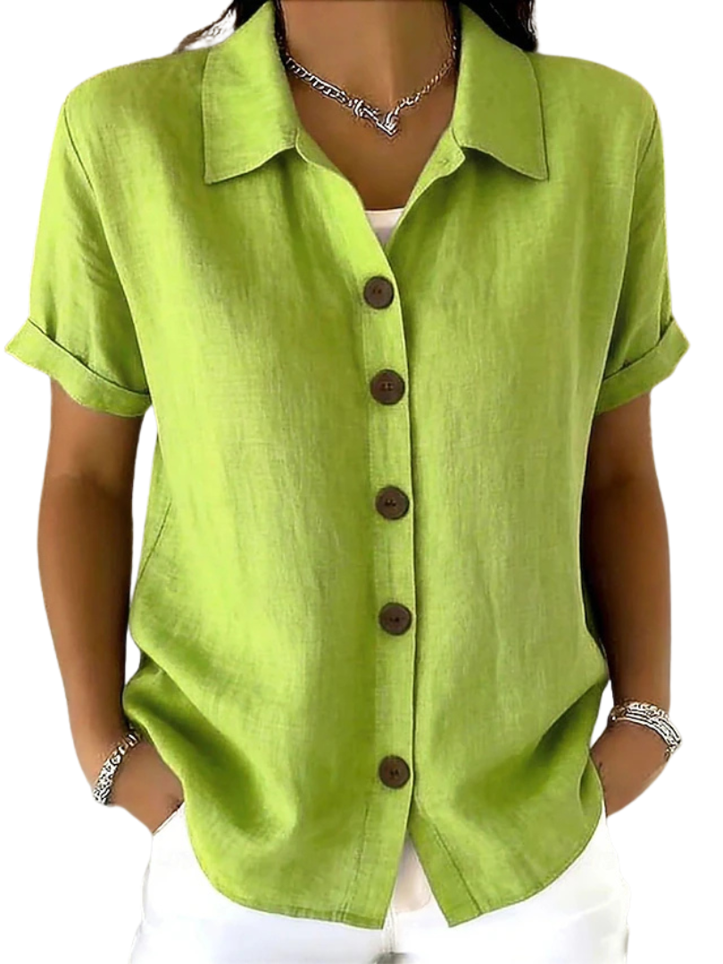 Gracie | Camicia Comoda a Maniche Corte