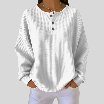 Nessa | Felpa Henley Casual