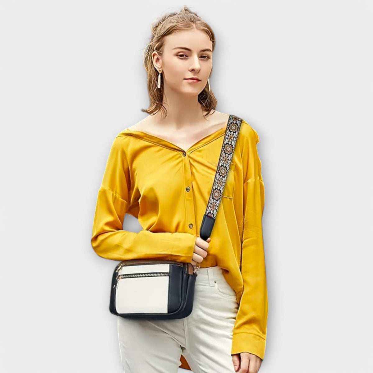 Elain | Borsa a Tracolla Vegana in Pelle Sintetica