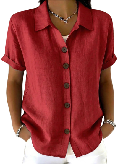 Gracie | Camicia Comoda a Maniche Corte