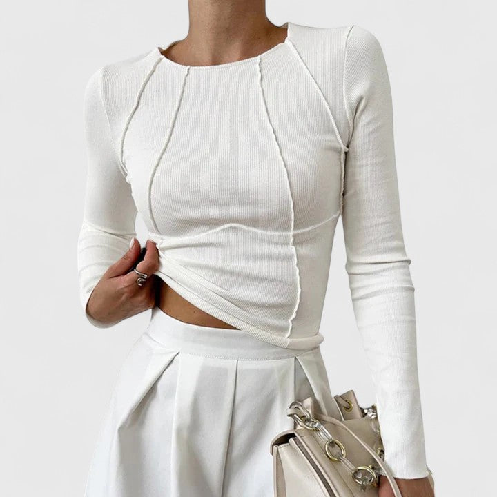 Denise | Top Elegante Casual a Maniche Lunghe