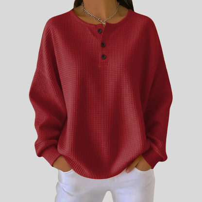 Nessa | Felpa Henley Casual