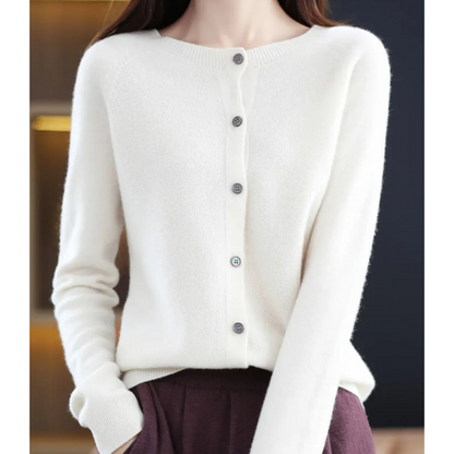 Mercy | Cardigan con Collo Rotondo