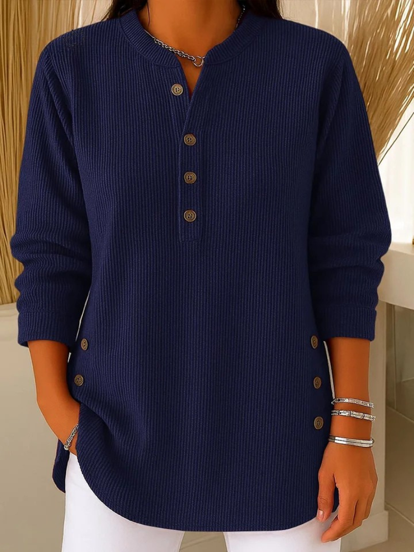 Neva | Tunica Henley con Bottoni
