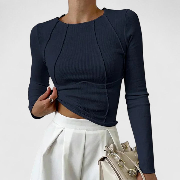 Denise | Top Elegante Casual a Maniche Lunghe