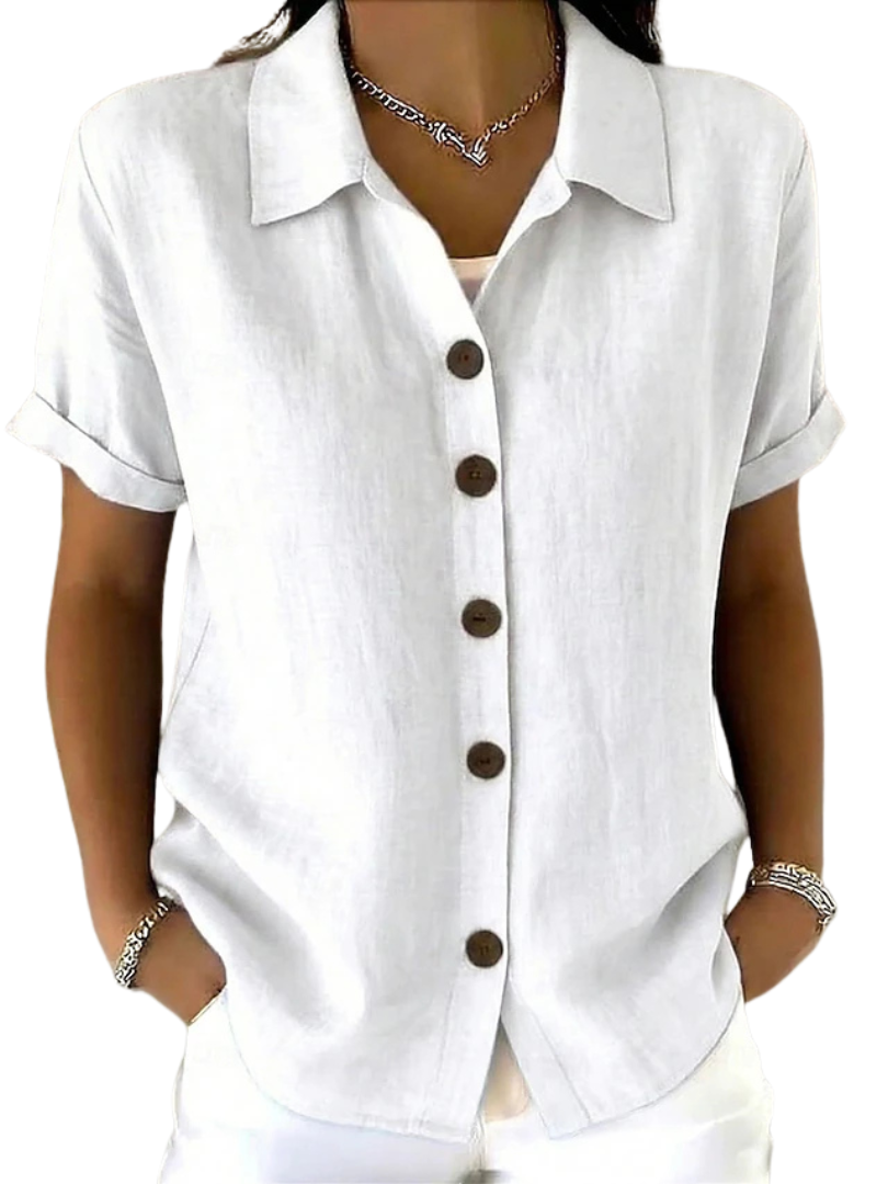 Gracie | Camicia Comoda a Maniche Corte