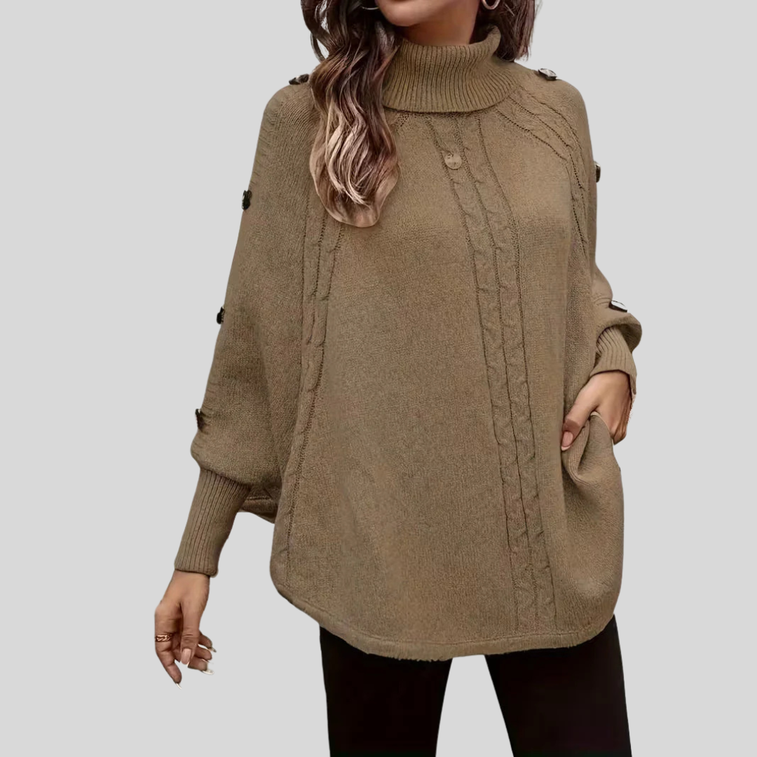 Norelle | Maglione a Trecce Collo Alto