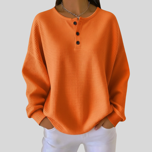 Nessa | Felpa Henley Casual