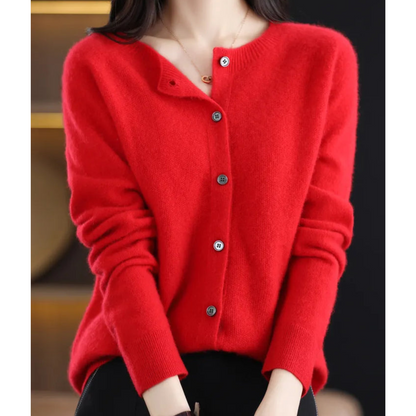 Mercy | Cardigan con Collo Rotondo