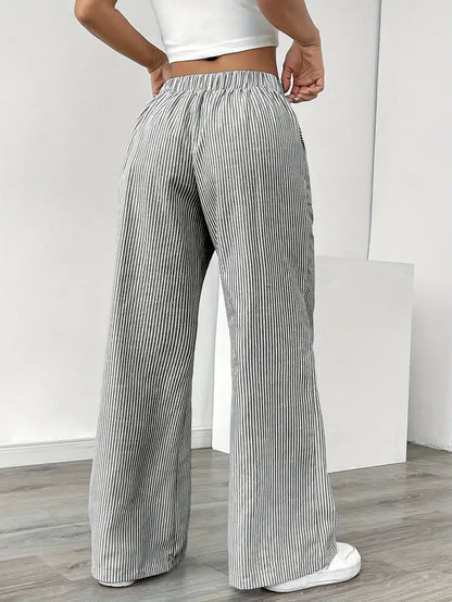 Elise | Pantaloni a Righe Rilassati