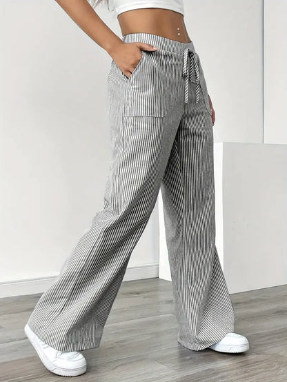 Elise | Pantaloni a Righe Rilassati