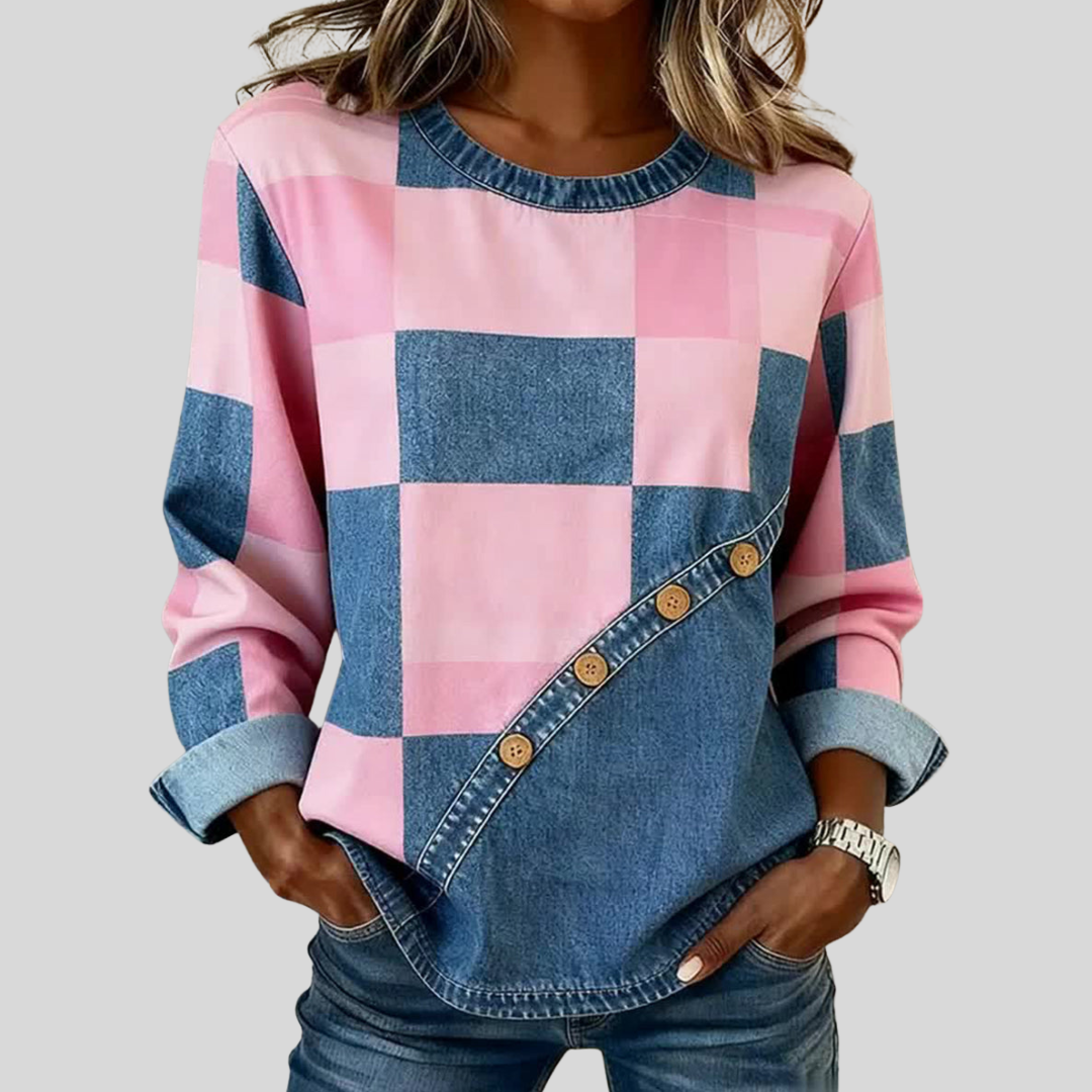 Tindelle | Felpa Patchwork Artistico