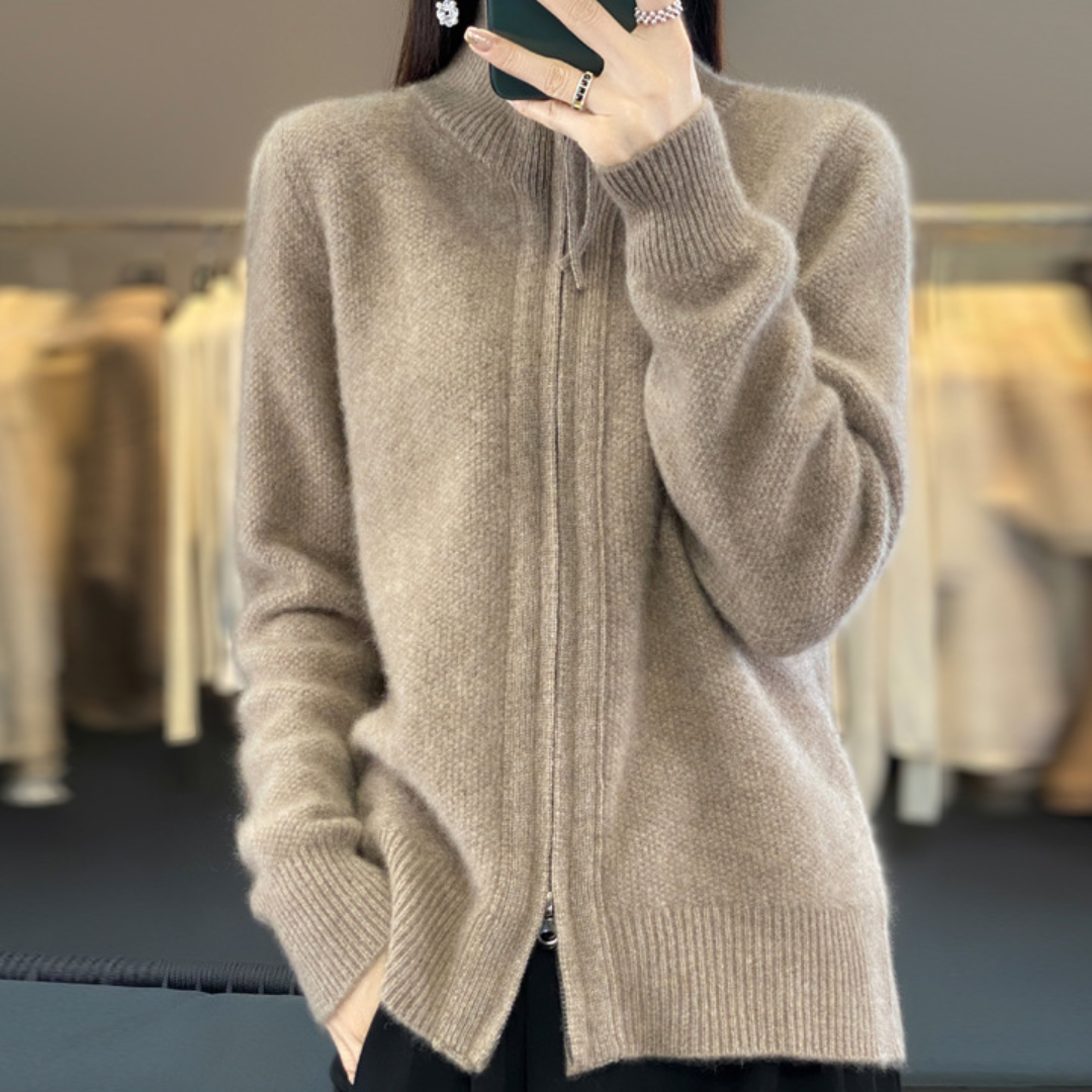Luna | Cardigan con Zip