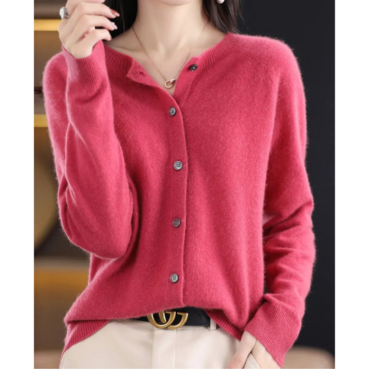Mercy | Cardigan con Collo Rotondo