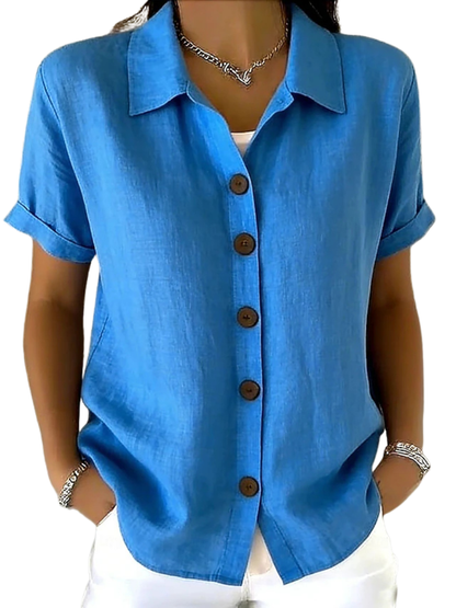 Gracie | Camicia Comoda a Maniche Corte