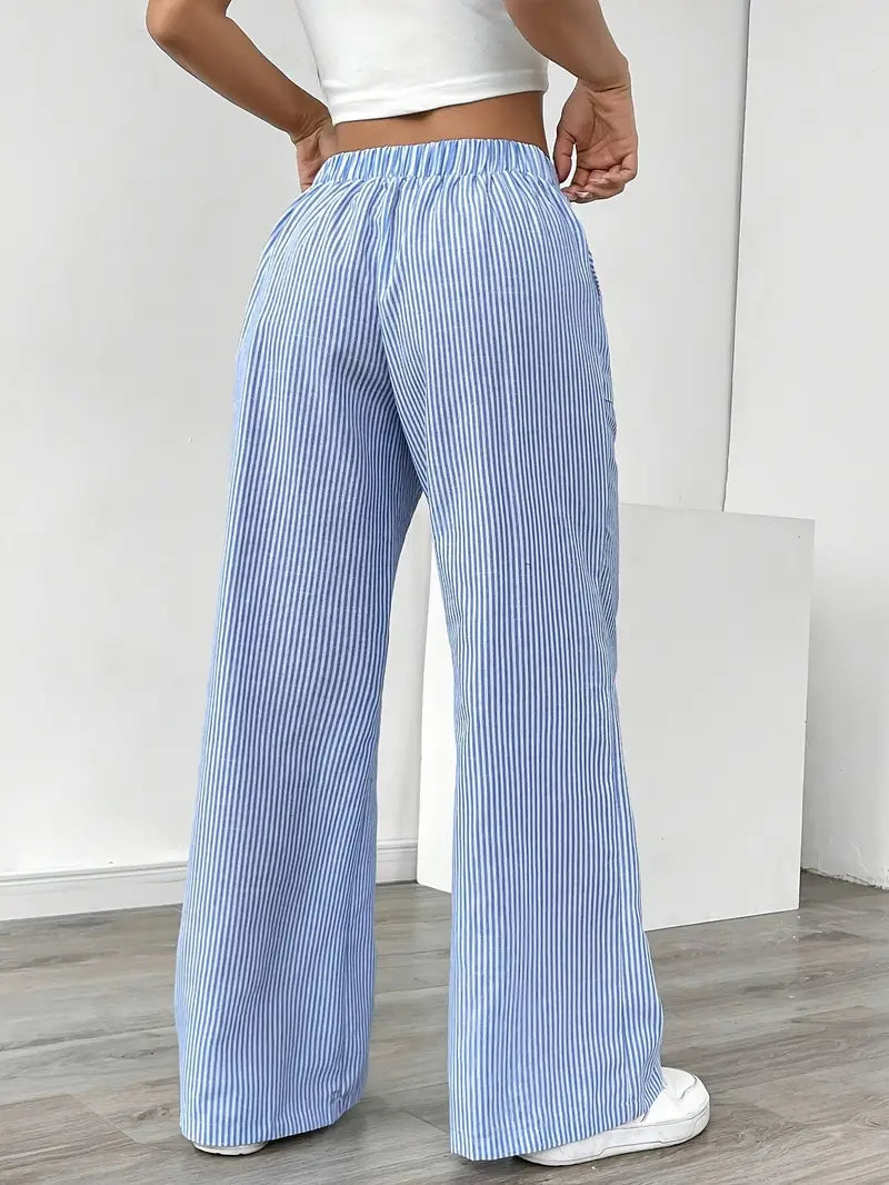 Elise | Pantaloni a Righe Rilassati
