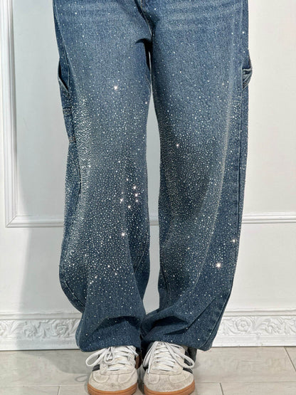 Gaby | Pantaloni con Strass