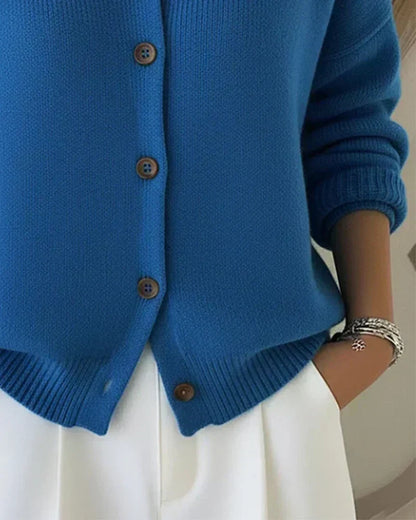 Vespera | Cardigan con Colletto e Bottoni