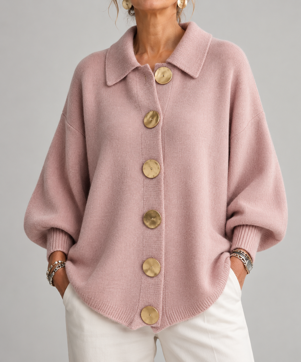 Ardelle | Cardigan Oversize con Collo