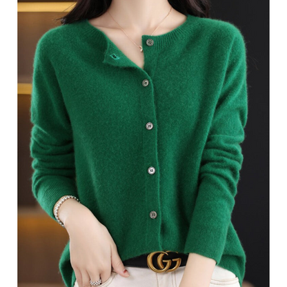 Mercy | Cardigan con Collo Rotondo