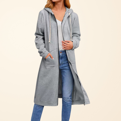 BRIXLEY | Cardigan Lungo con Zip